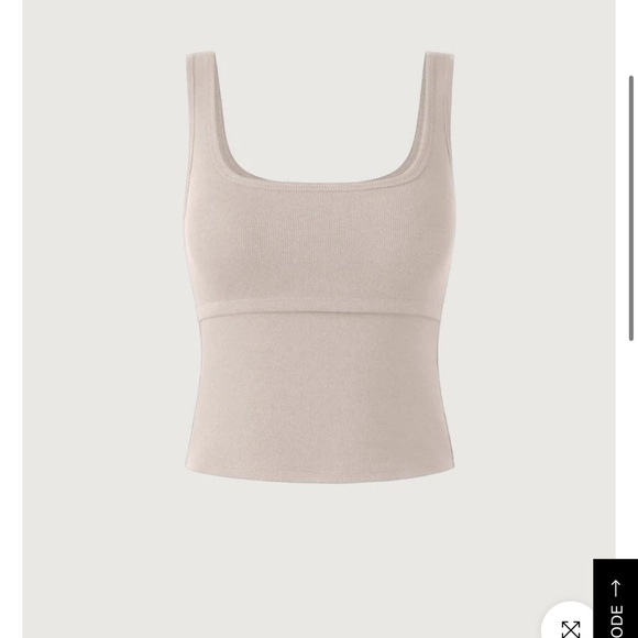 OGL Tops - OGL Plantive™ Square Neck Layering Brami Tank